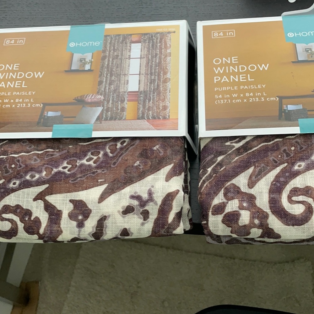 New and unused pair of window panels.